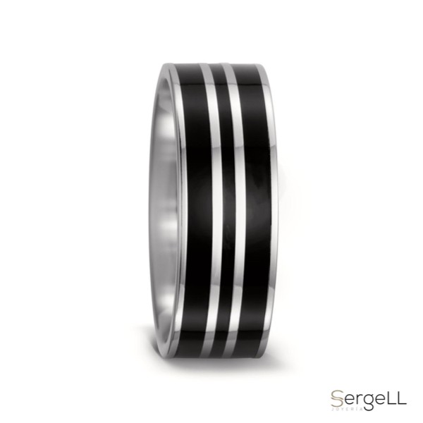 anillo ceramica negro de titanio hombre para que sirve anillo bulgari ceramica negra anillos