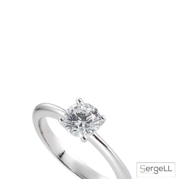 Solitario anillo de compromiso de 1 quilate diamante madrid murcia online breuning