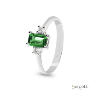 Anillo compromiso esmeralda verde anillos madrid murcia online