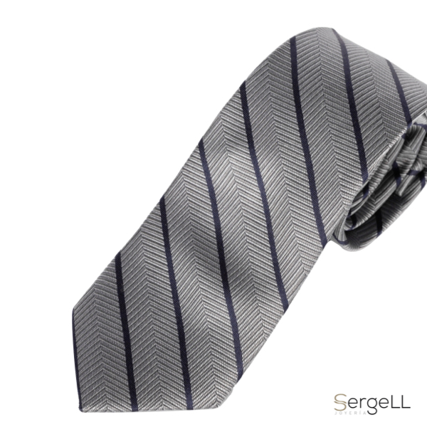 Corbata gris corbatas chistian lacroix para traje hombre Murcia Madrid online regalos para hombres