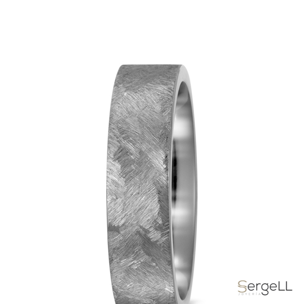 anillo de titanio textura diagonal precio gramo Murcia Madrid online
