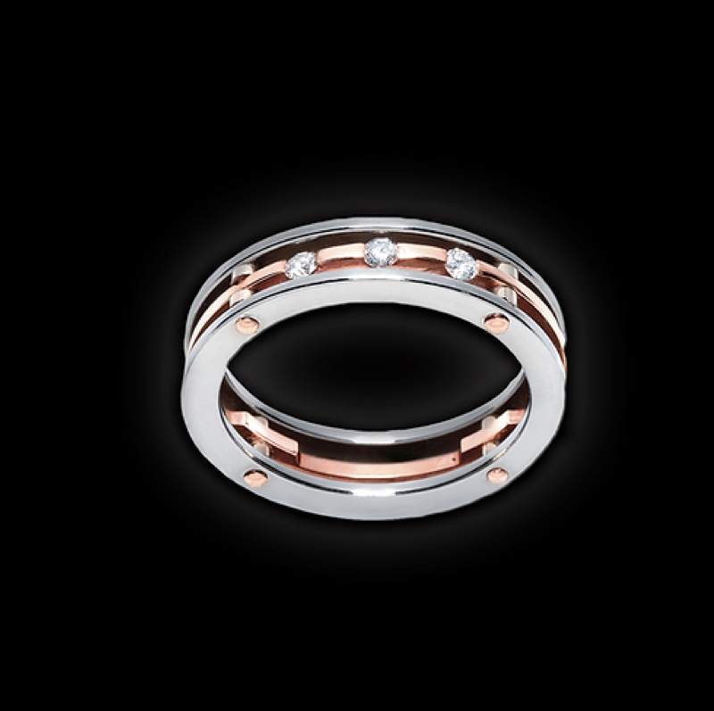 Anillo diamante hombre Men's diamond ring Мужское кольцо с бриллиантом Murcia Madrid online España