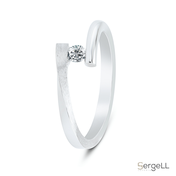 Anillo diamante compromiso engagement diamond ring bague de fiançailles en diamant обручальное кольцо с бриллиантом Murcia Madrid online
