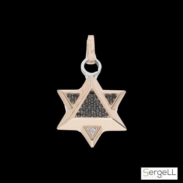 Estrella Salomon 6 puntas oro de ley 18k colgante de los judios joyas joyeria judia joya Murcia Madrid online