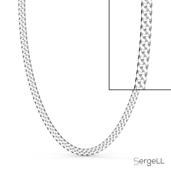 Cadena de plata grumet 925 para hombre zancan gioielli joyas en Murcia Madrid online