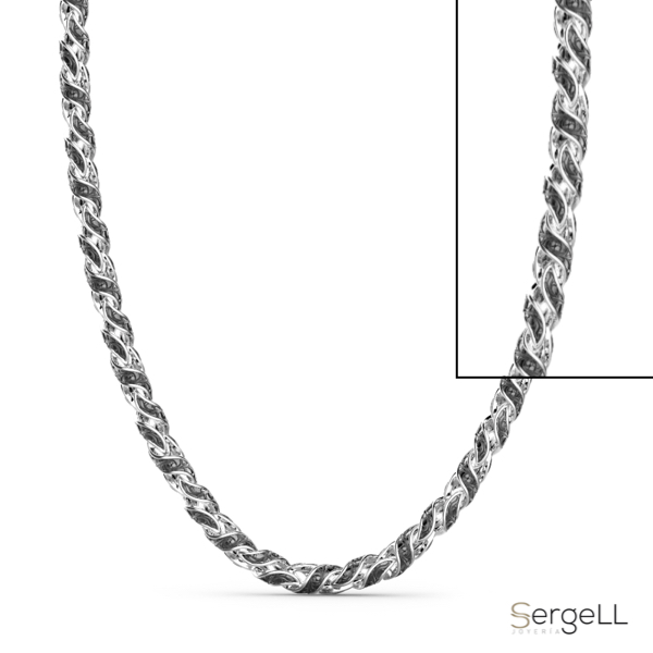 cadena de plata italiana malla para hombre 925 joyas para comprar zancan gioielli en murcia madrid online