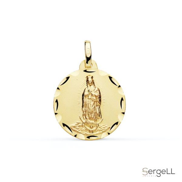 Medalla Virgen de Guadallupe oro 18k
