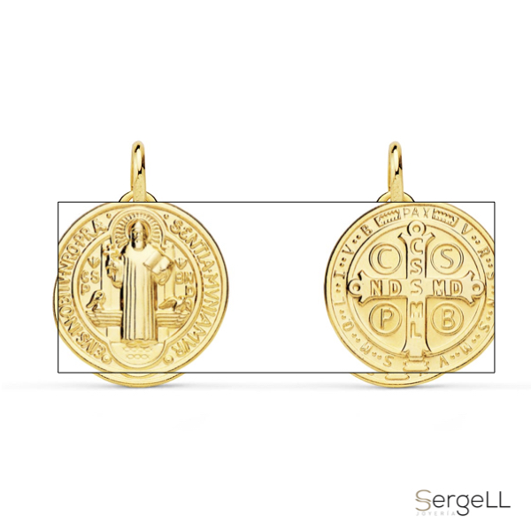 Medalla oro san benito selección de medallas de santos para tener protección y suerte