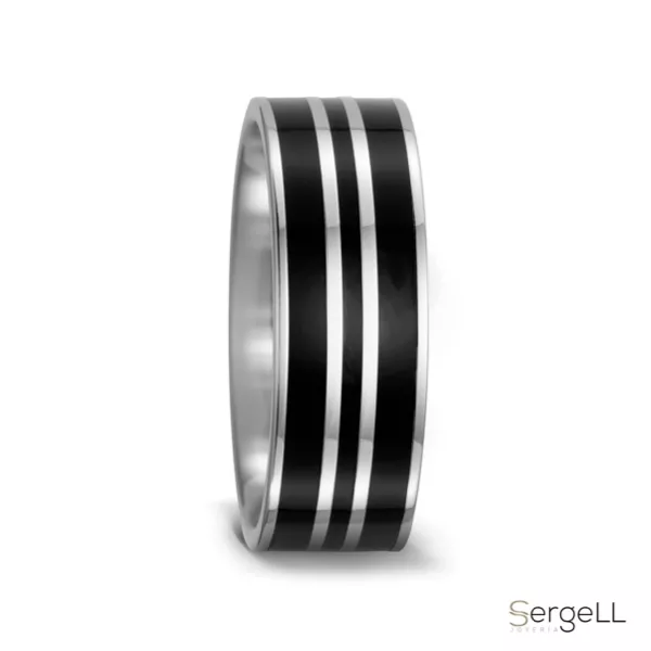 anillo ceramica negro de titanio hombre para que sirve anillo bulgari ceramica negra anillos